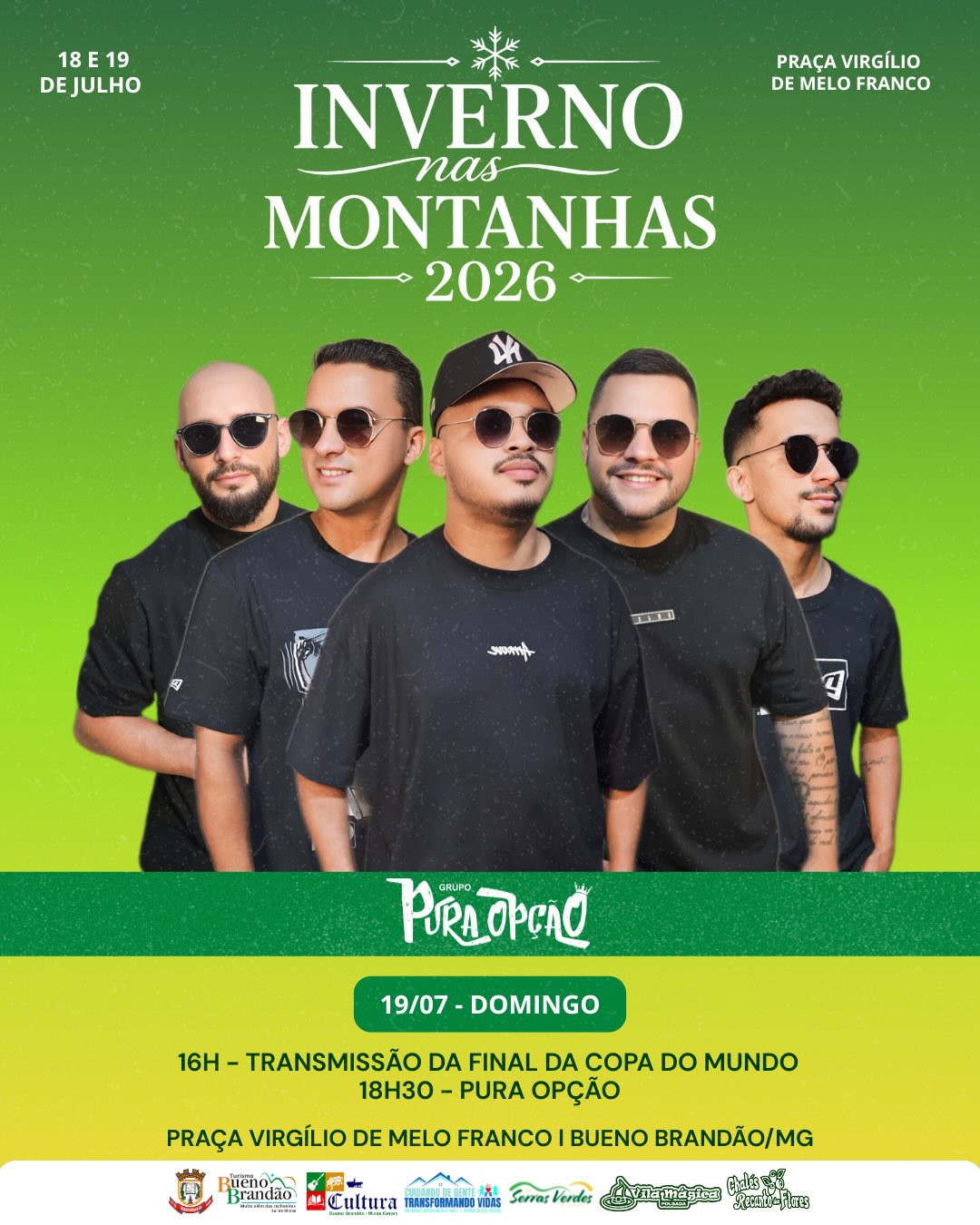 Postagem feita no Instagram do Turismo