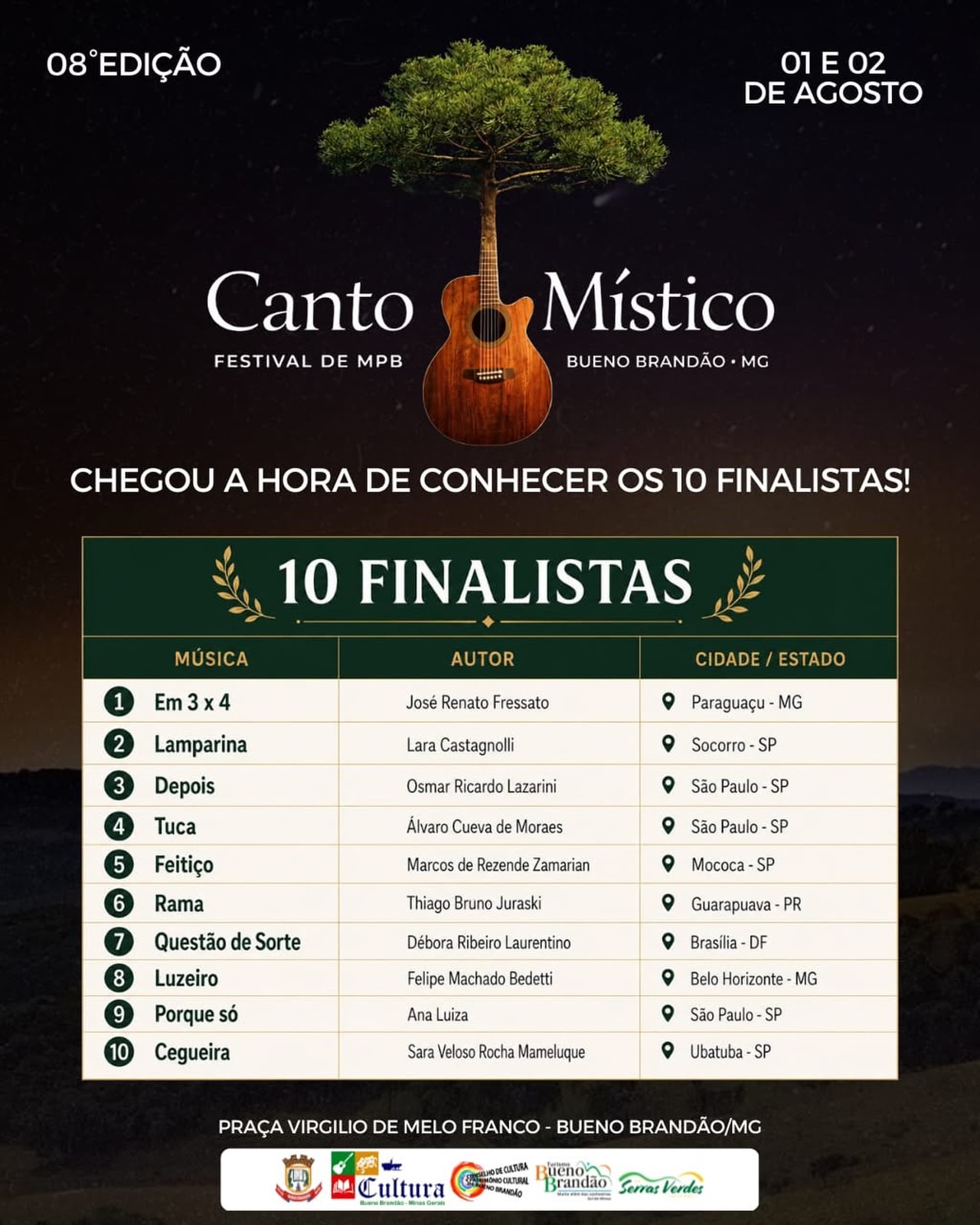 Postagem feita no Instagram do Turismo